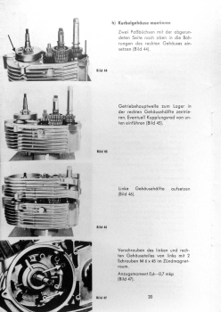Arbeiten am Zweitaktmotor KS125